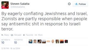 steve salaita twitter