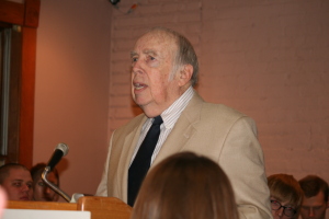 Author M. Stan Evans at one of our Author's Night events.