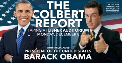 Colbert Report visits D.C. and George Washington University