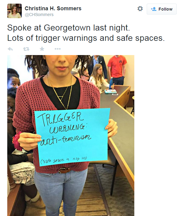 No Safe Space for Conservatives!