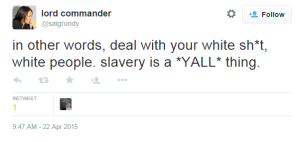 saida grundy slavery tweet