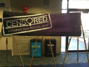 Censored Women's Film Festival Sign GWU