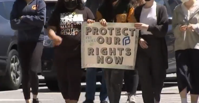 Virginia high school students walkout to protest for abortion