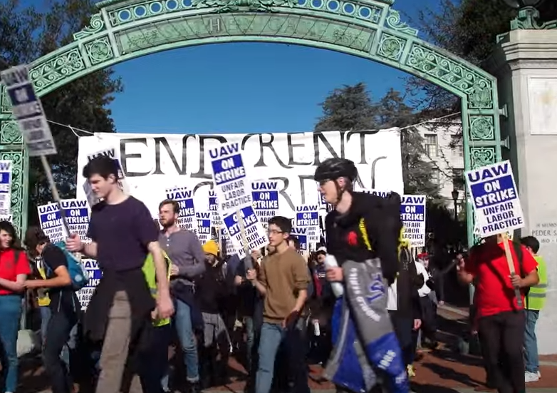 Striking workers at University of California have to repay wages