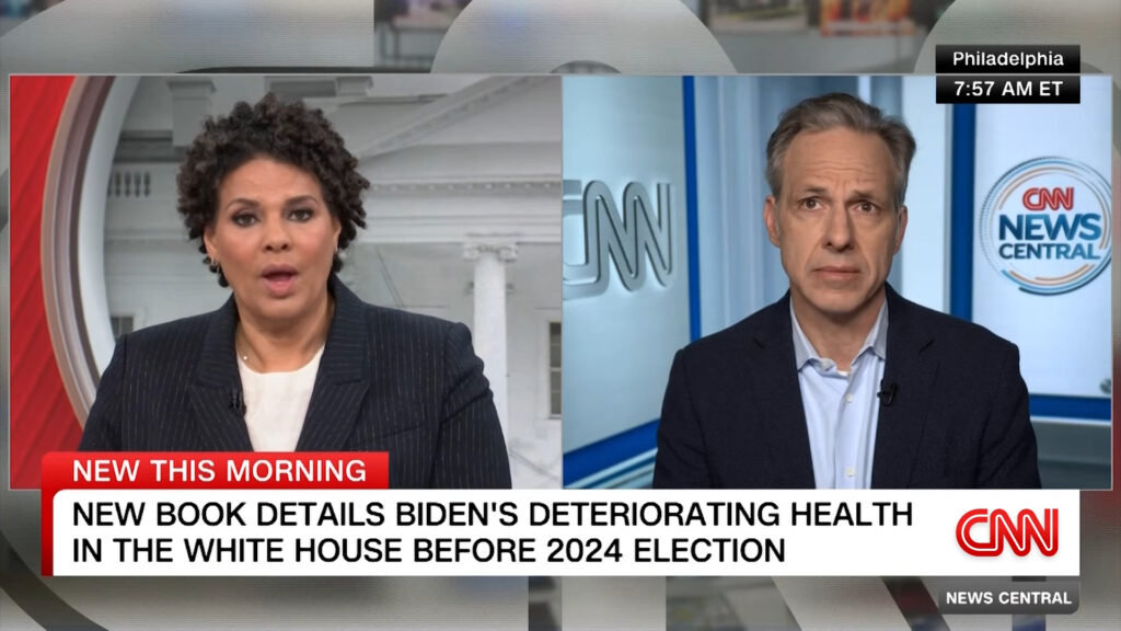 CNN’s Tapper Admits He Ignored Biden’s Cognitive Decline